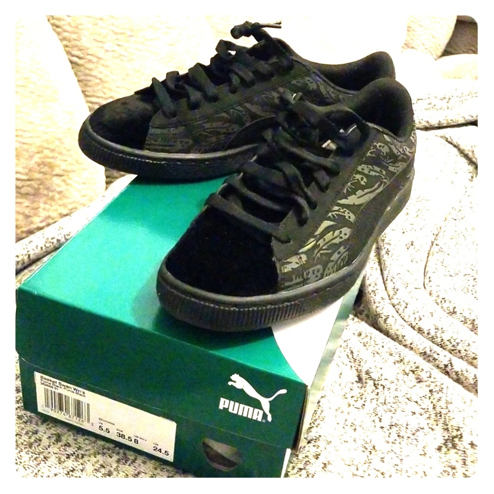 Puma black basket swan wn's 8